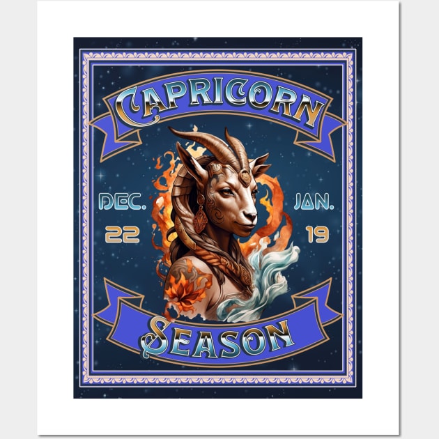 Capricorn Poster Wall Art by CAP Life